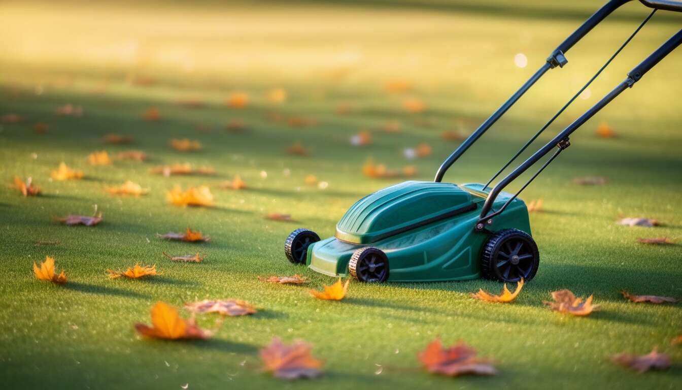 Pelouse : le moment idéal pour la dernière tonte d’automne