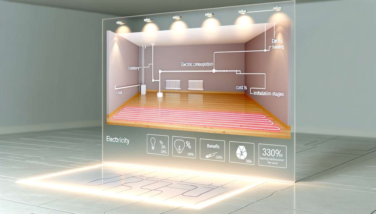 Consommation et coût du plancher chauffant électrique Consommation et coût du plancher chauffant électrique
