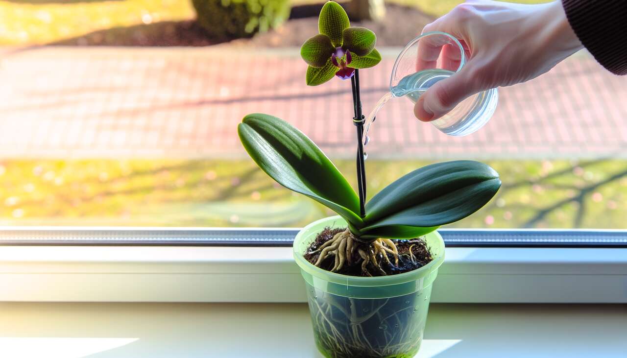 Comment arroser correctement une orchidée défleurie