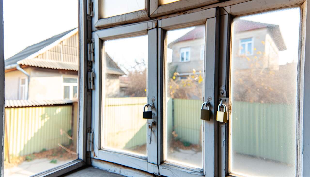 Des fenêtres et portes vulnérables