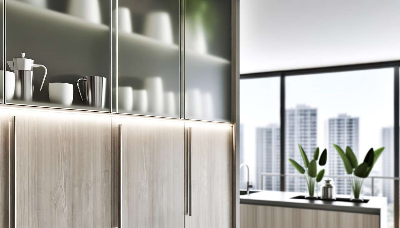 Changer les façades de placards pour une allure moderne