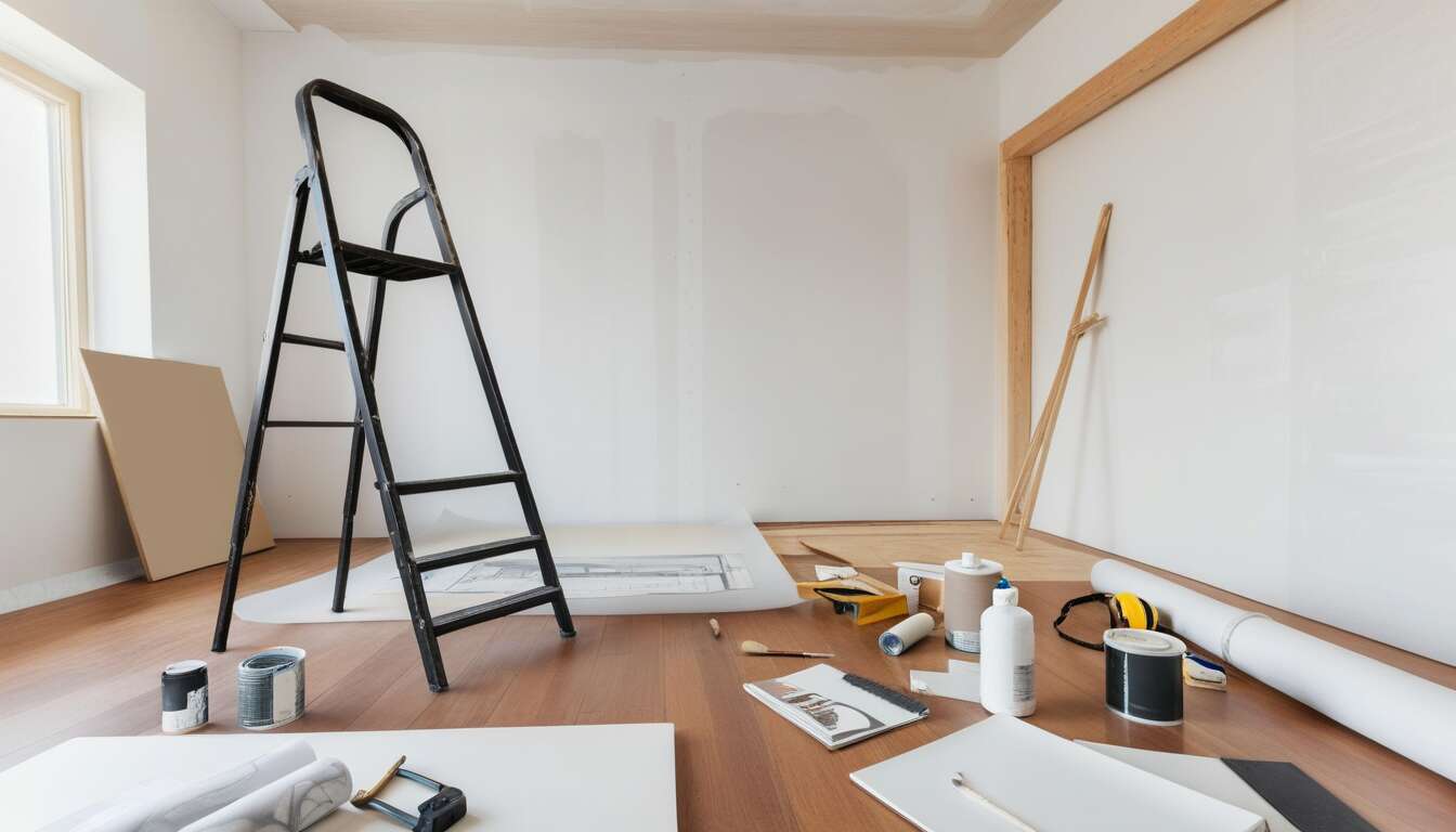 Comment rénover un plafond avec du papier à peindre ou un autre revêtement ?
