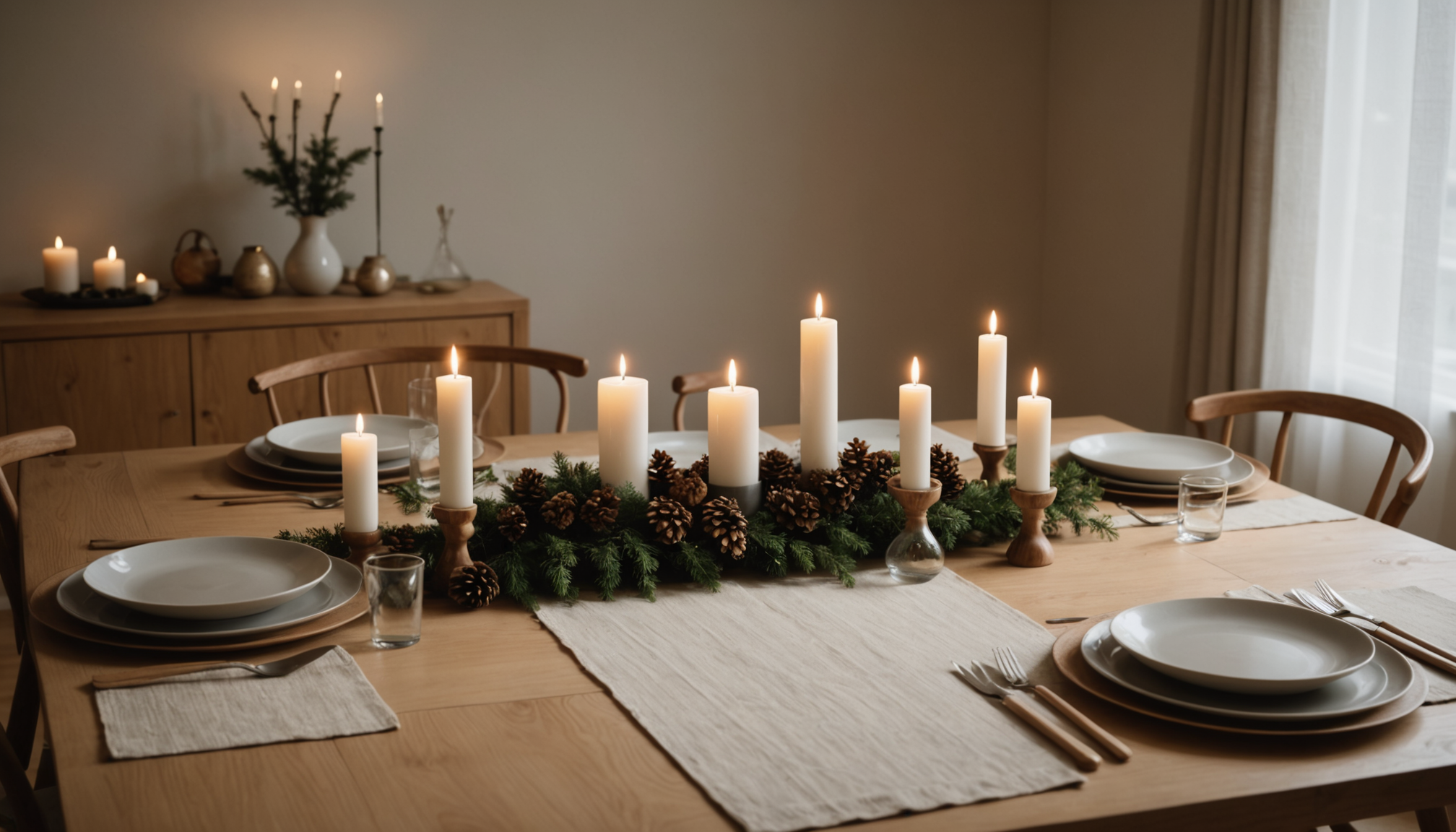 découvrez comment adopter l’art de la table japonaise pour une décoration de noël élégante et épurée, sans nappe, grâce aux secrets des stylistes.