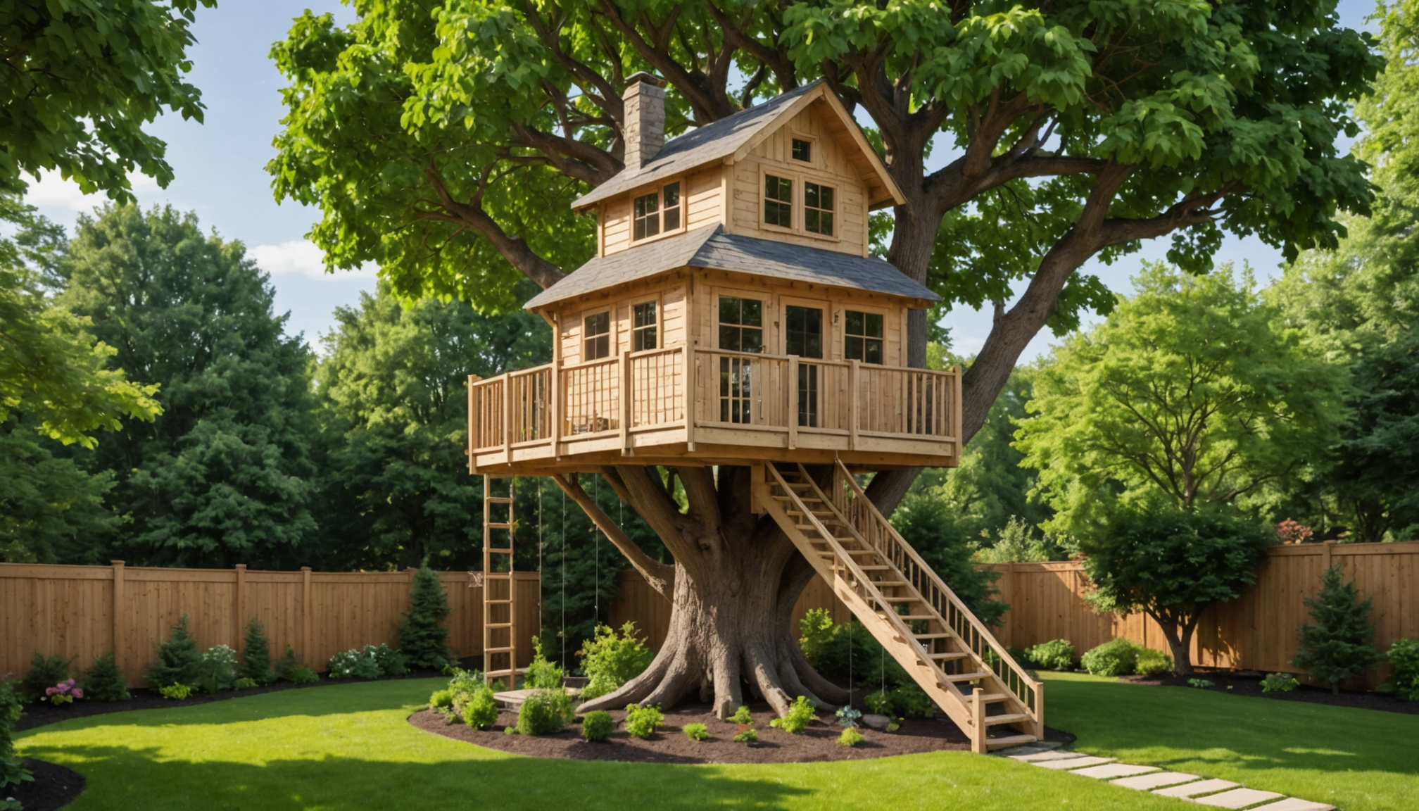 découvrez ce que la loi autorise réellement pour construire une cabane dans l'arbre de votre jardin en toute légalité et sécurité.