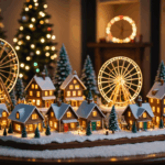 découvrez le village lumineux avec grande roue, une décoration féerique à seulement 19,99 € chez maxi bazar. illuminez votre intérieur avec charme et originalité !