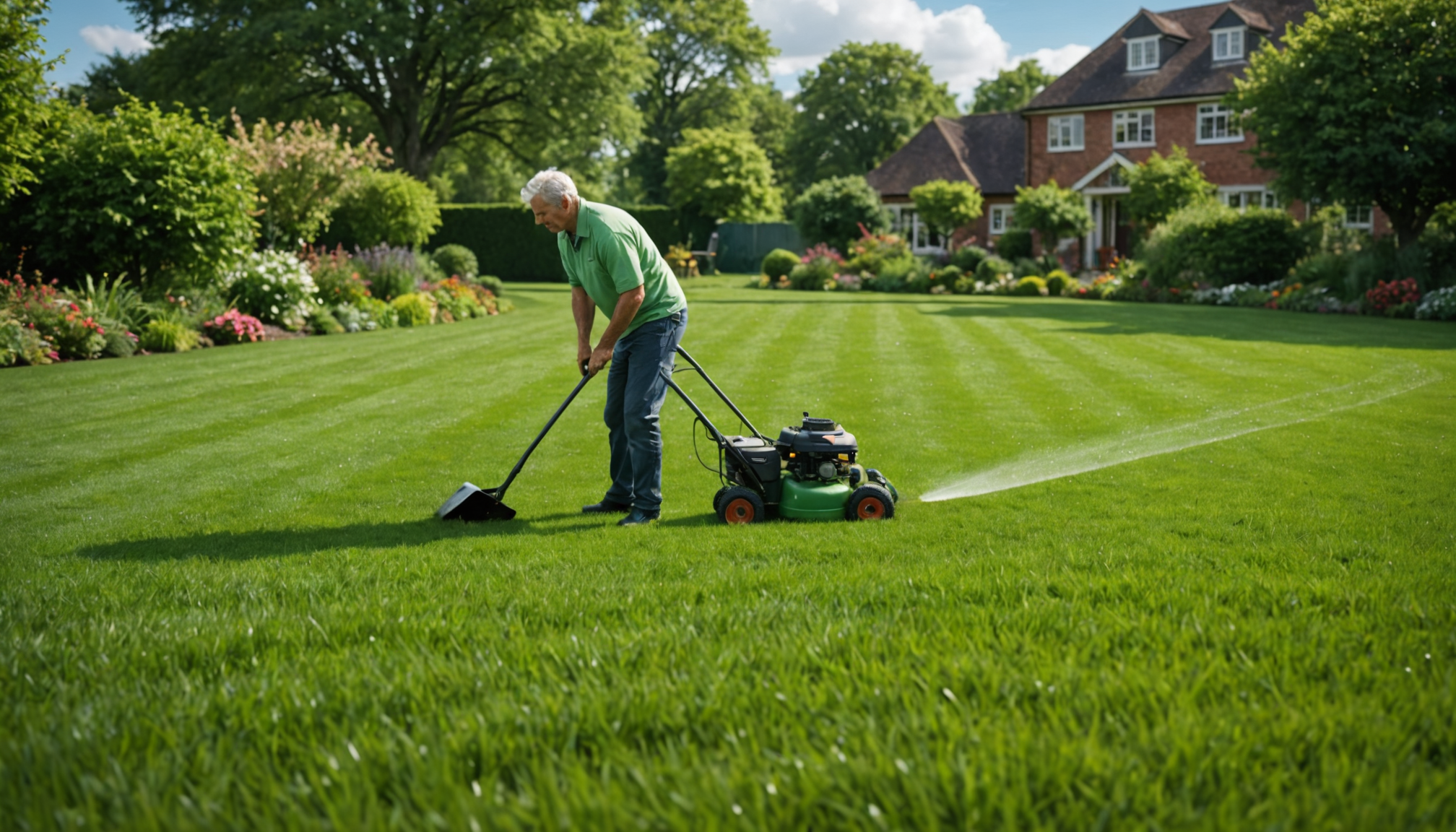 découvrez pourquoi les jardiniers experts recommandent de rouler la pelouse uniquement après la pluie et jamais avant, pour un gazon sain et bien entretenu.