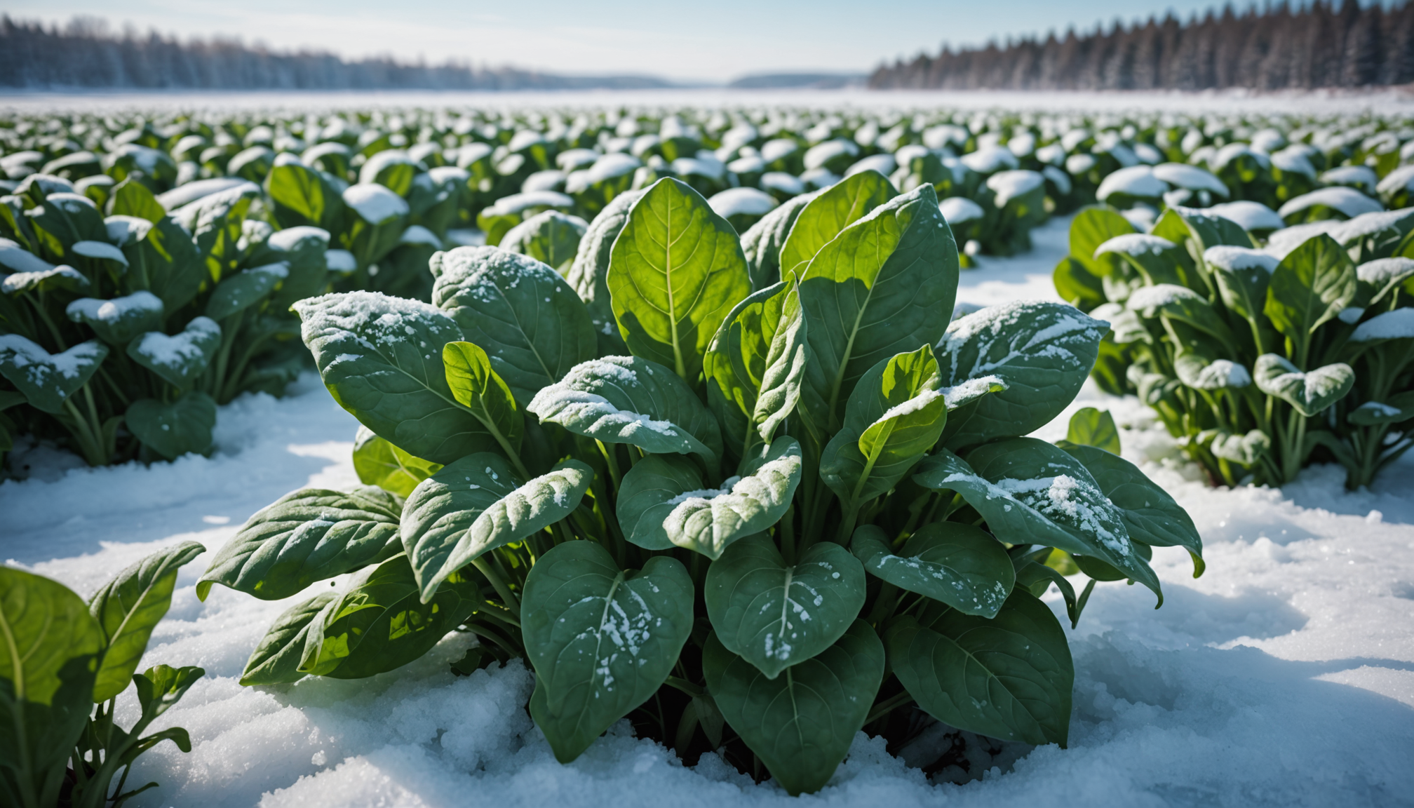 découvrez l'épinard nordique, la plante surprenante qui résiste aux températures extrêmes jusqu'à -20°c, idéale pour vos jardins d'hiver.