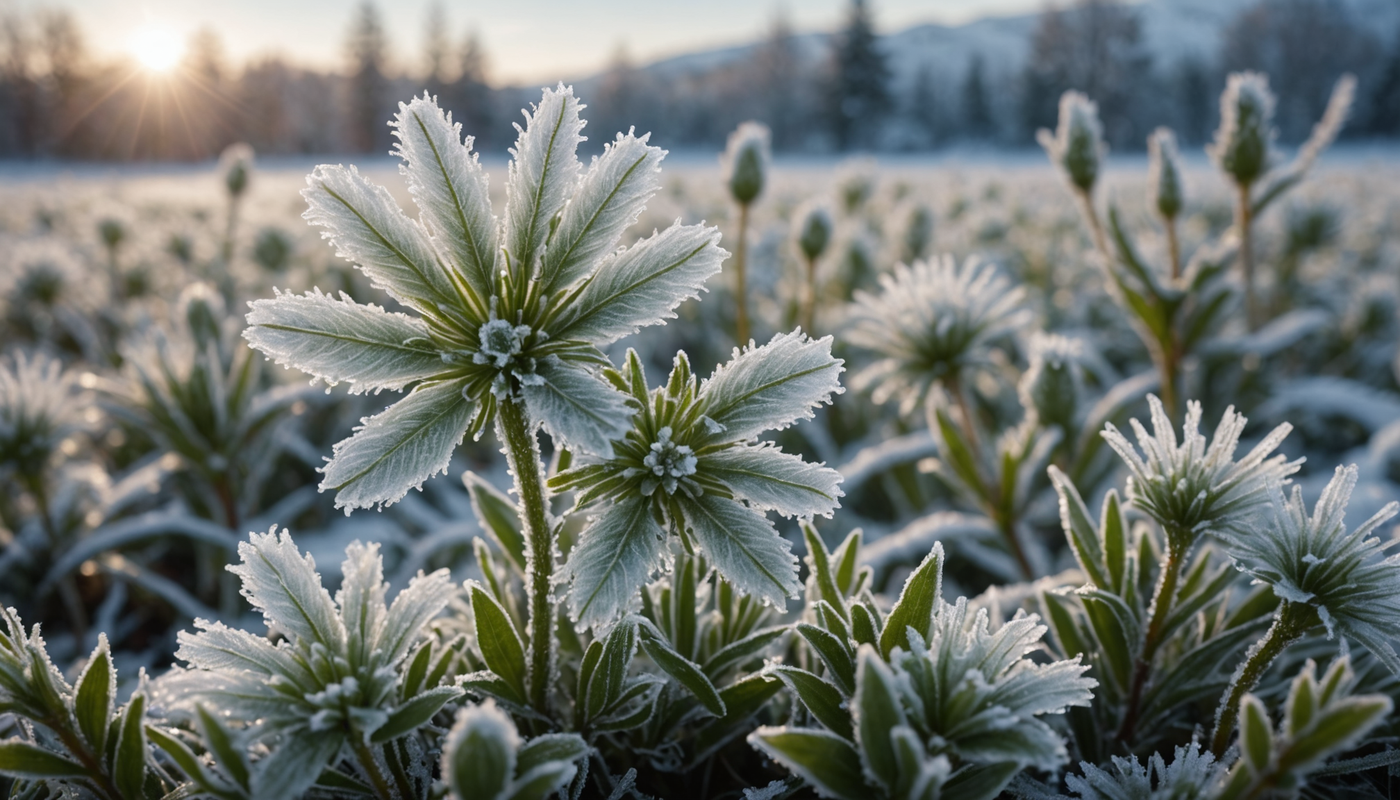 découvrez comment la gelée transforme des fleurs ordinaires en véritables merveilles naturelles, captivant le regard et embellissant nos jardins de manière surprenante.