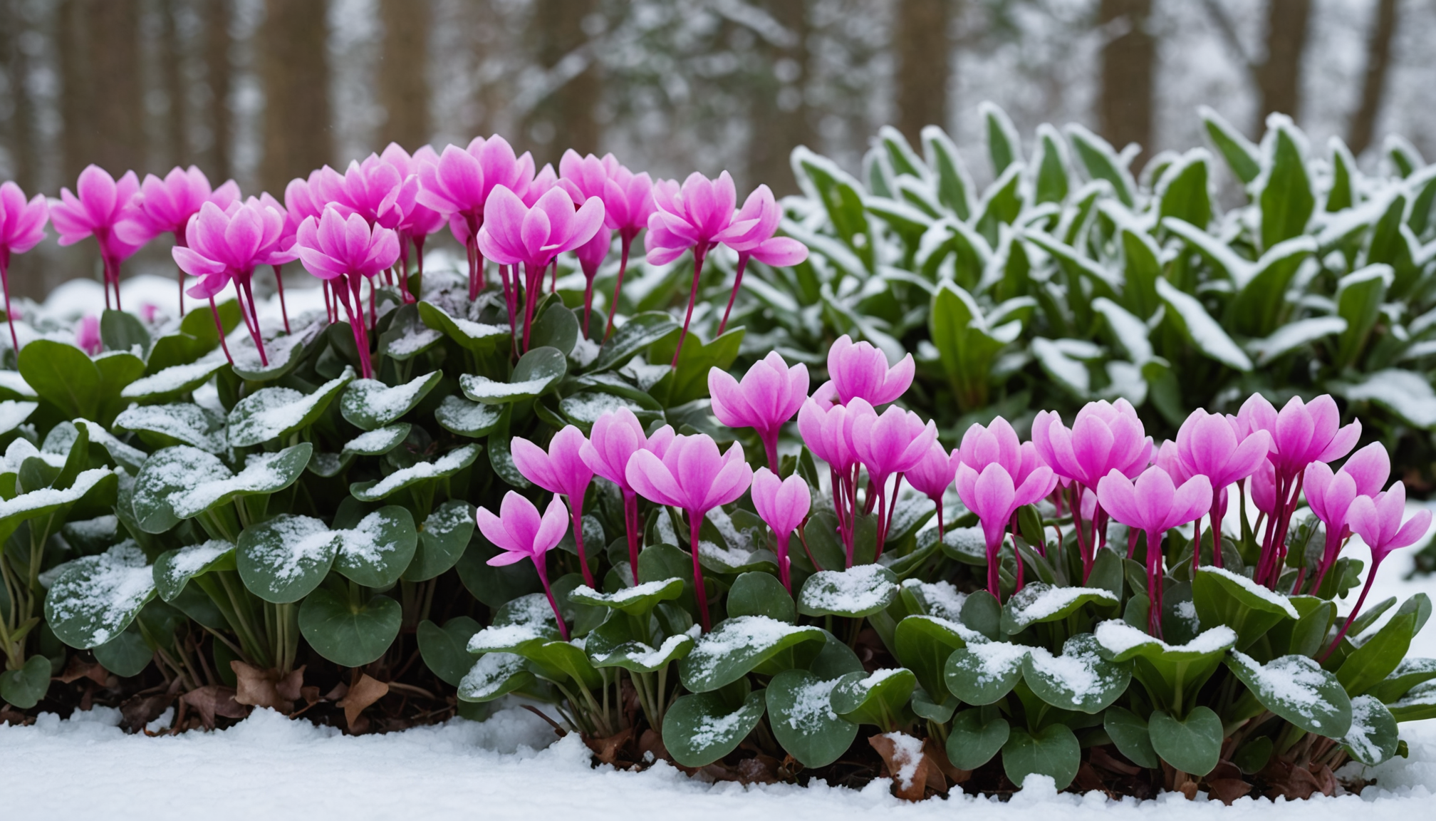 découvrez comment cette fleur surprenante s'épanouit en un magnifique festival de couleurs éclatantes même lorsque le gel sévit.