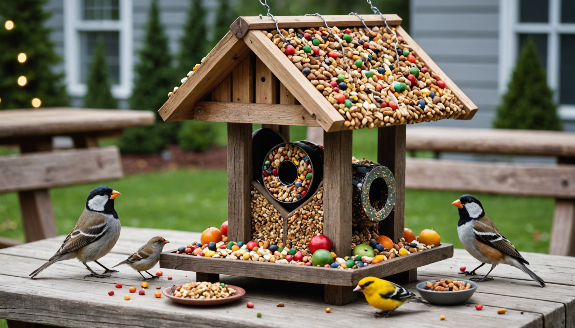 apprenez à recycler vos restes de fêtes en un festin délicieux pour les oiseaux avec ce tutoriel diy rapide et astucieux, facile à réaliser chez vous.