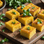 découvrez une recette économique et savoureuse de carrés de polenta croustillants et dorés au four, une alternative gourmande aux chips pour régaler toute la famille.