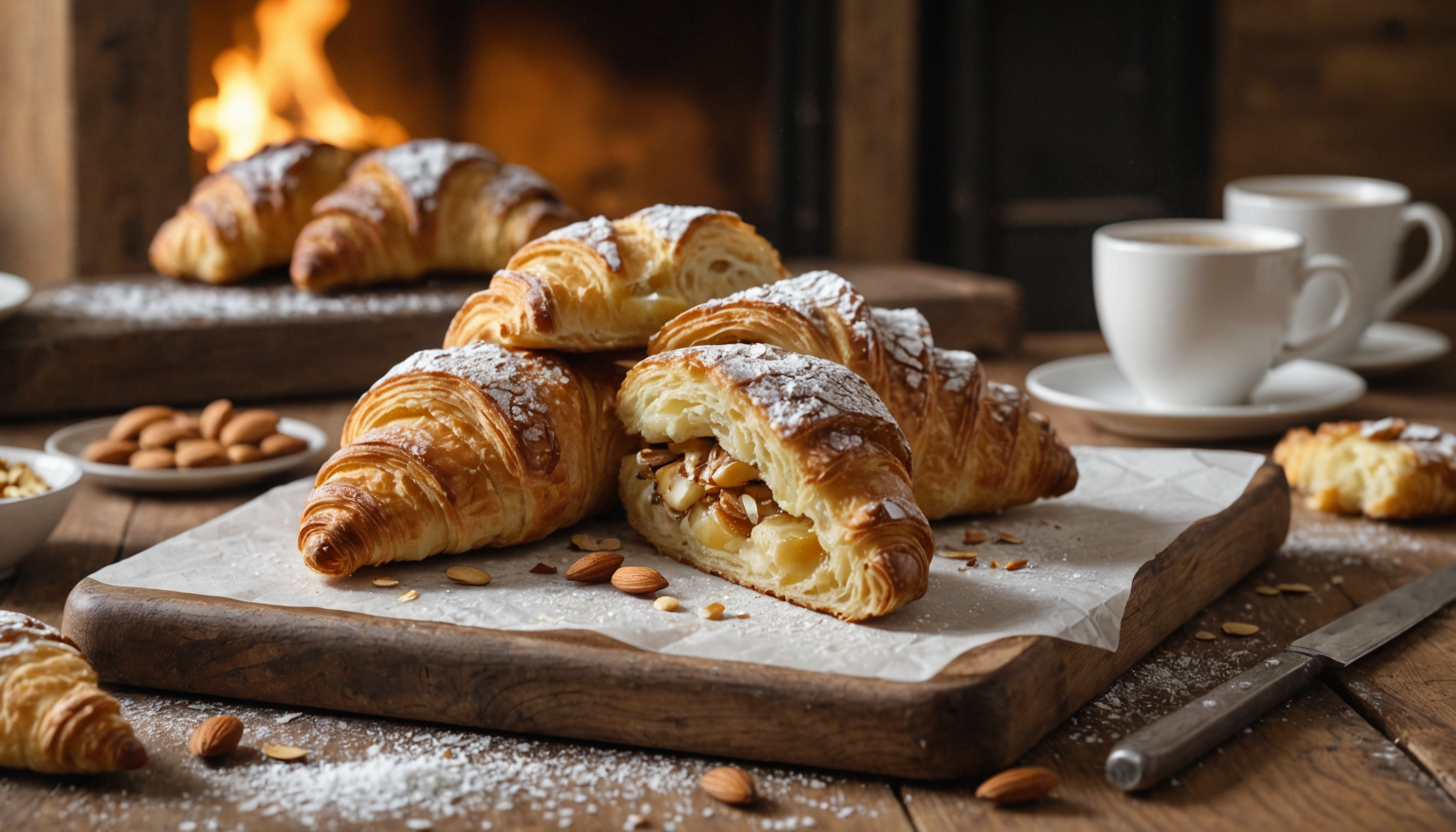 transformez vos restes de viennoiseries en un délicieux croissant aux amandes ultra rapide qui parfumera toute votre maison et ravira vos papilles.