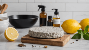 découvrez comment fabriquer votre propre pierre d’argile maison pour remplacer tous vos produits ménagers sous l’évier, économiser de l'argent et adopter une alternative écologique et naturelle.