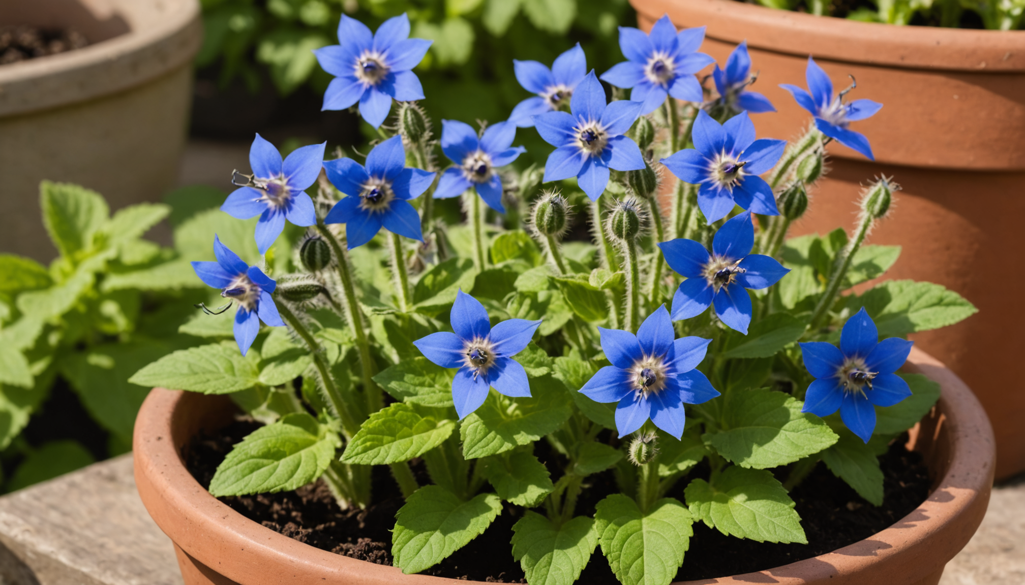 découvrez cette plante bleue exceptionnelle, à croissance rapide en pot ou en pleine terre, parfaite pour attirer et nourrir les abeilles avec délice.