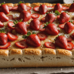 savourez une focaccia à la fraise ultra moelleuse, un dessert aérien et gourmand. découvrez la recette simple et rapide à réaliser pour régaler tous vos proches.