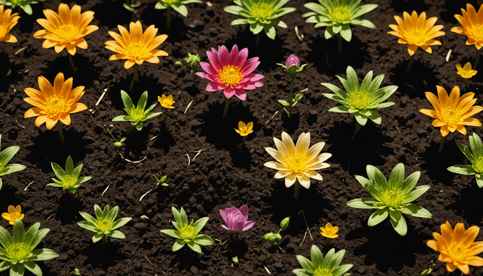découvrez en vidéo l'incroyable transformation de simples graines en magnifiques fleurs écloses en un temps record. un spectacle naturel fascinant à ne pas manquer !
