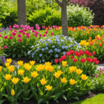 découvrez ce massif exceptionnel, planté il y a seulement 3 semaines, qui doit son éclat à des variétés végétales uniques et rares, alliant beauté et originalité.