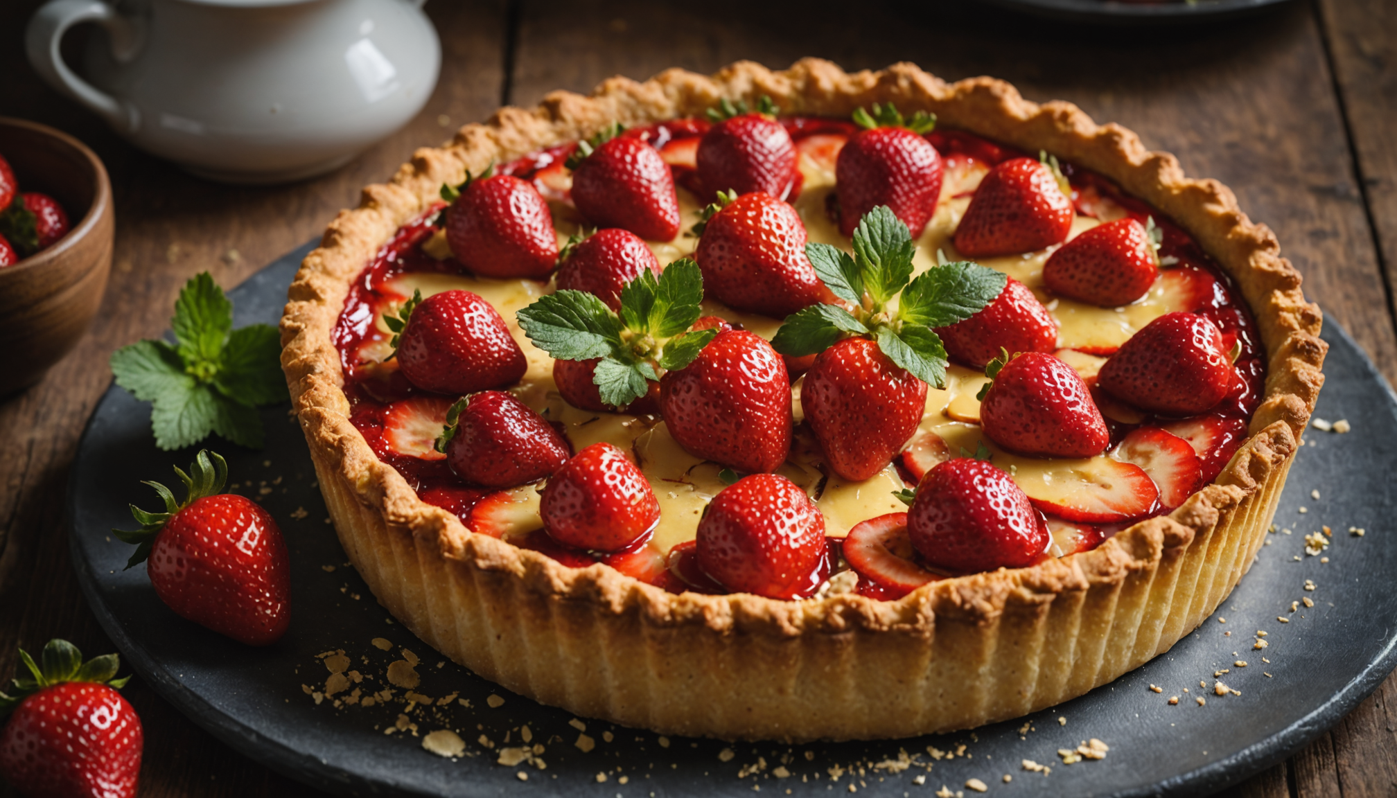 découvrez le clafoutis aux fraises, un dessert printanier léger et délicieux, simple à réaliser et digne d'un chef pâtissier pour sublimer vos repas.