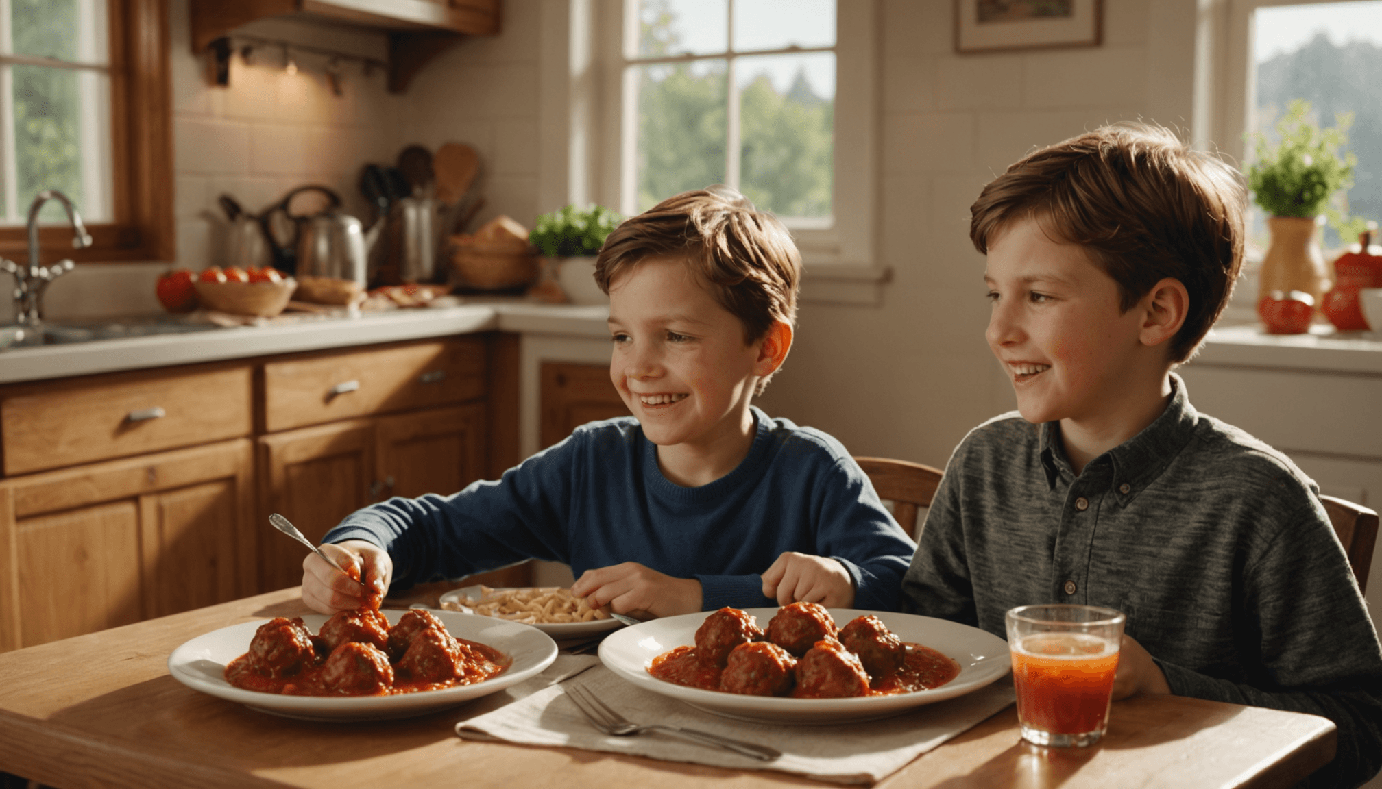 découvrez le secret surprenant de ces boulettes sauce tomate qui ont convaincu mon neveu difficile à manger sans faire de bruit, un vrai miracle culinaire familial.