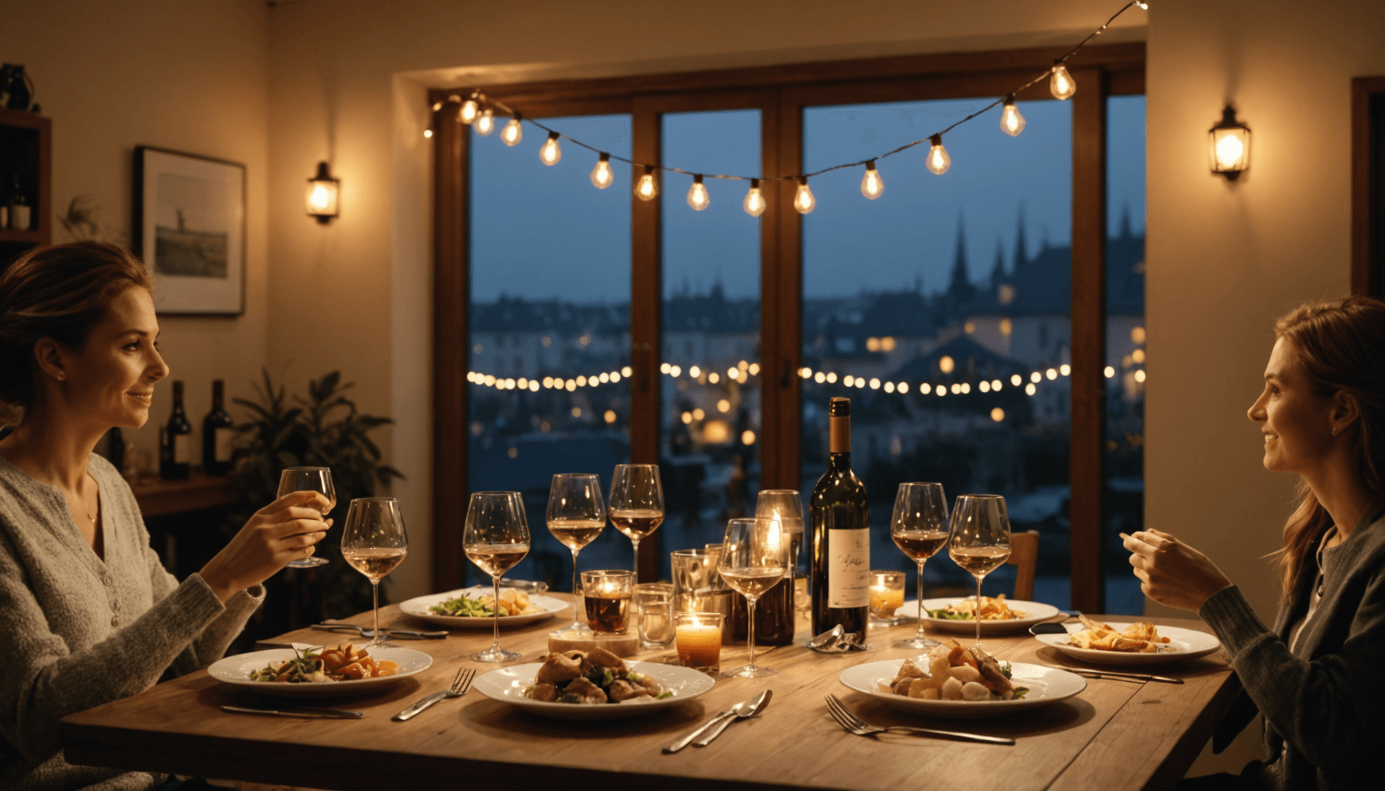 découvrez la guirlande action à 15,95 € qui transforme vos apéros en moments magiques, suspendue élégamment au-dessus de votre table pour des soirées conviviales qui durent jusqu’à minuit.