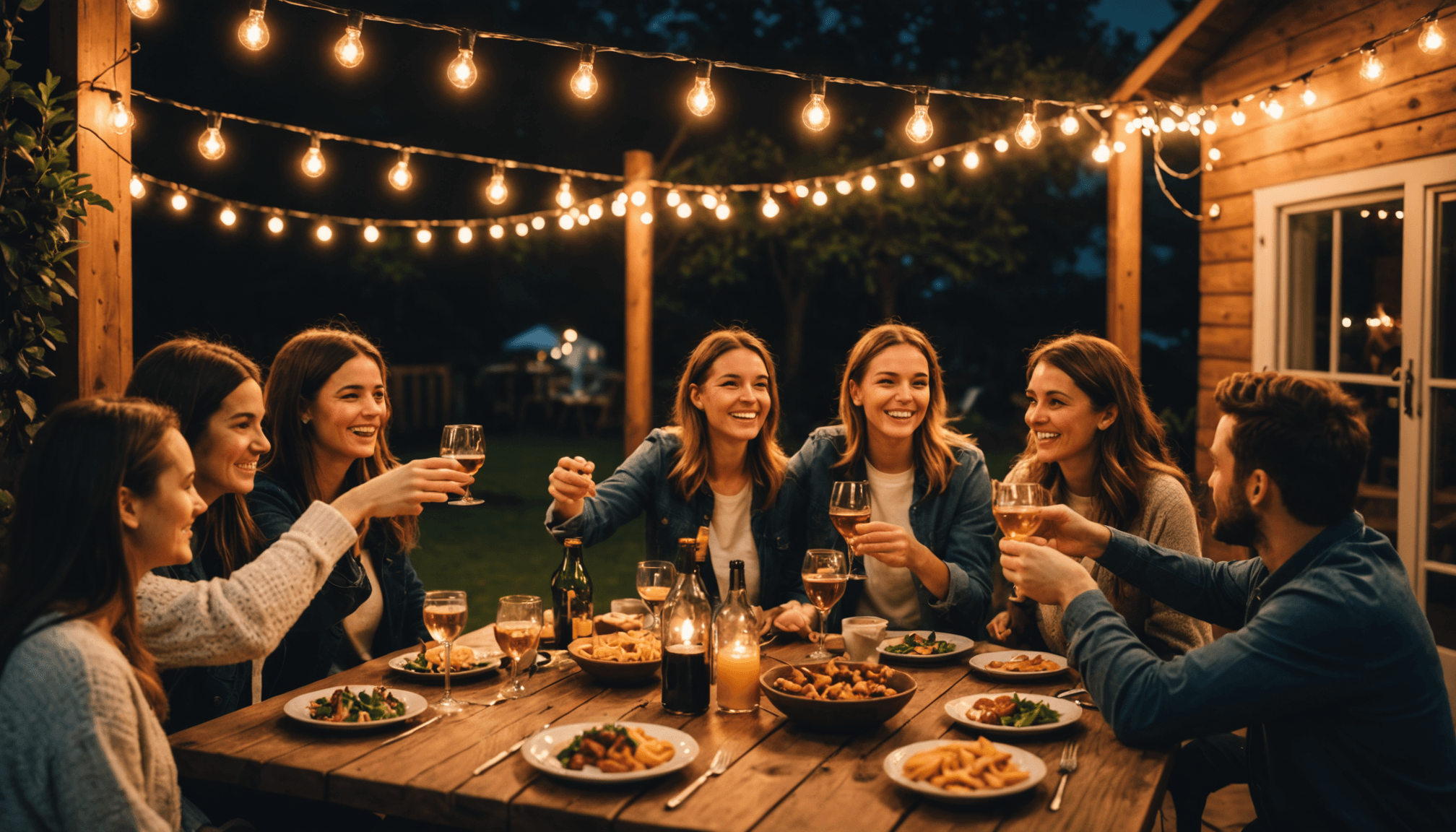 découvrez notre guirlande action à seulement 15,95 € pour illuminer vos soirées. suspendue au-dessus de votre table, elle crée une ambiance chaleureuse qui prolonge vos apéros jusqu’à minuit !