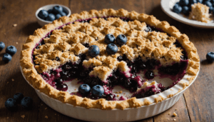 découvrez notre recette rapide de crumble aux myrtilles en 35 minutes, avec une croûte dorée et croustillante et un délicieux parfum fruité qui séduira vos papilles.
