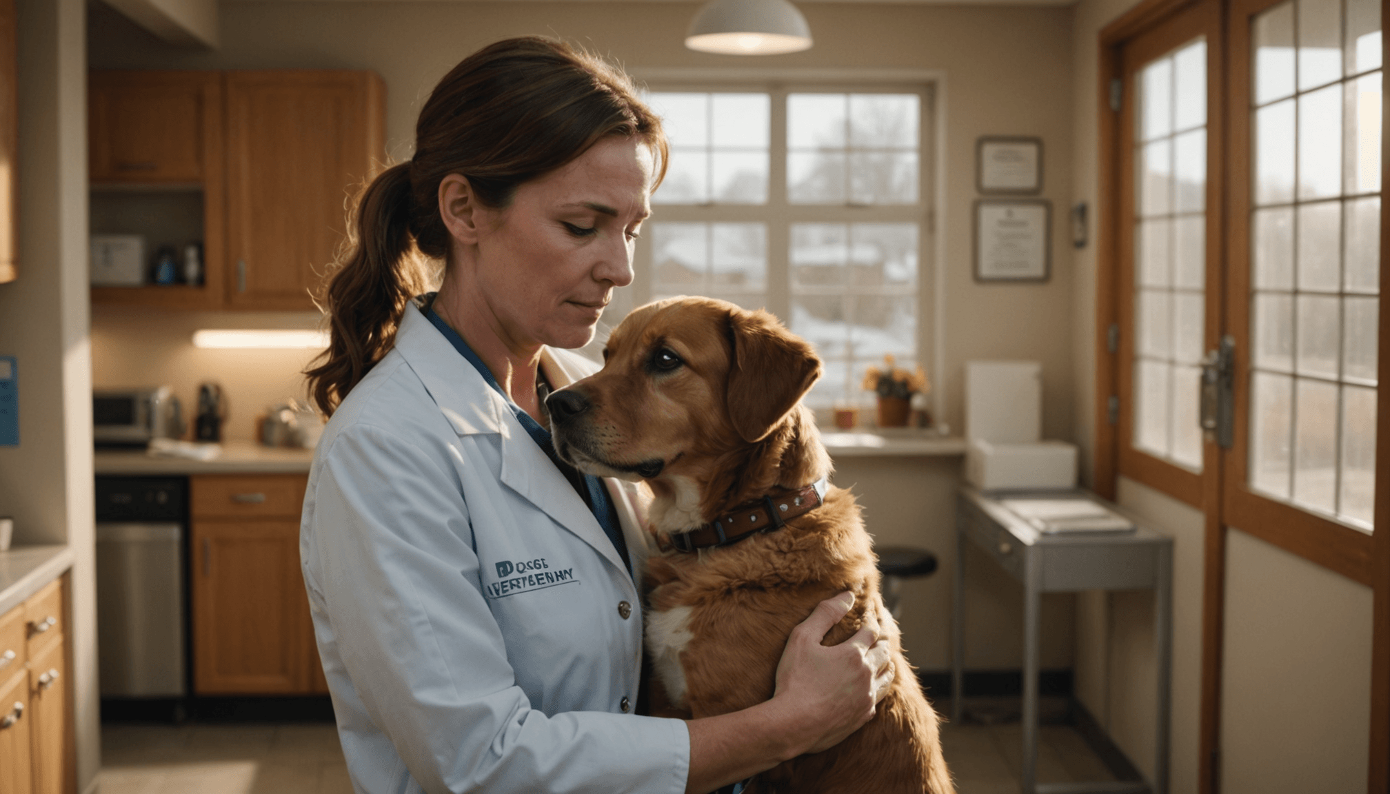 découvrez pourquoi votre chien hurle lorsque la porte se referme grâce aux confidences d'un vétérinaire, qui partage son expérience émotionnelle en le couvrant de câlins avant de partir.