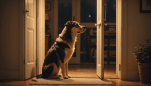 découvrez pourquoi votre chien hurle lorsque la porte se referme, expliqué par un vétérinaire qui partage son expérience de le couvrir de câlins avant de partir.