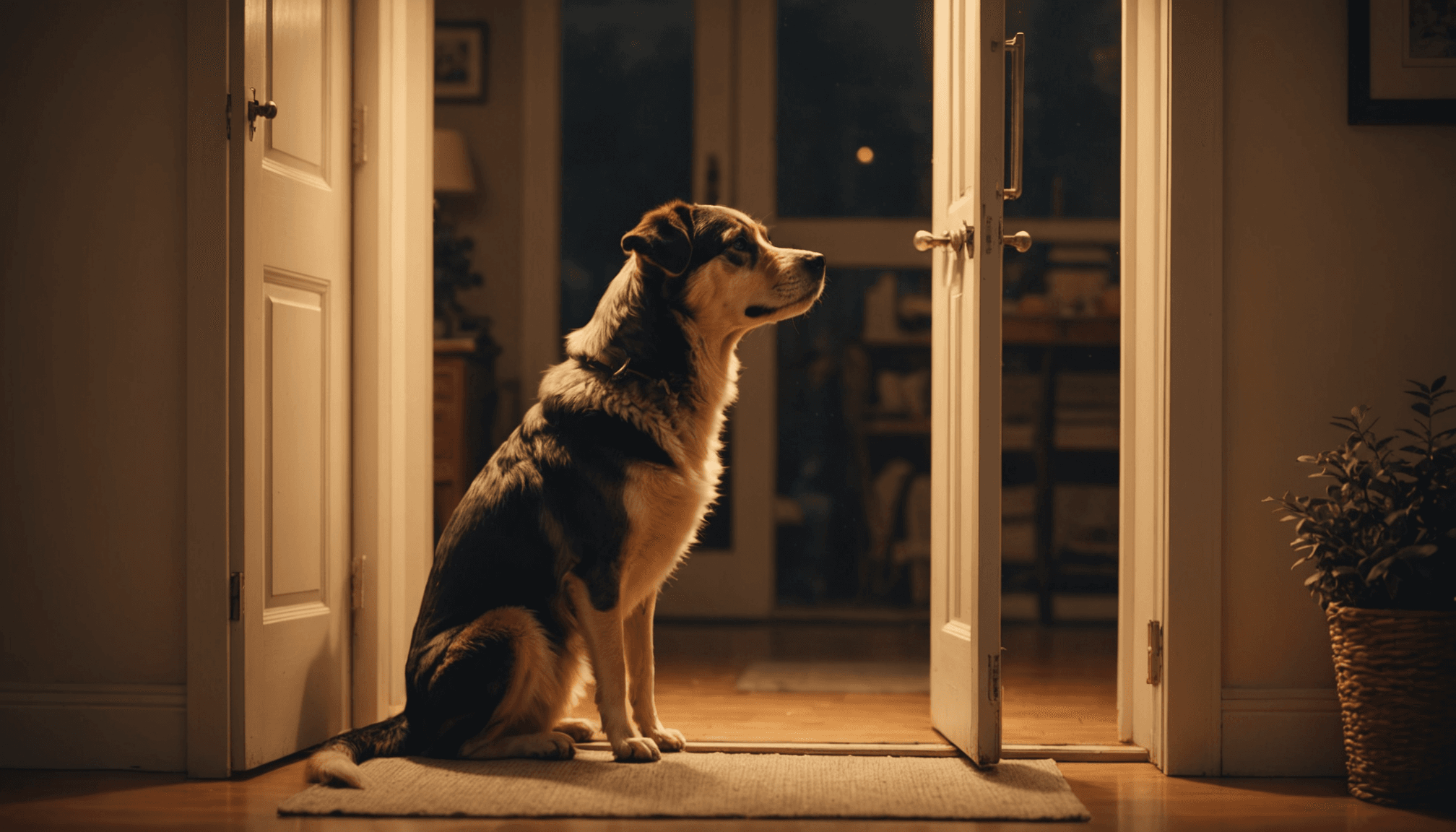 découvrez pourquoi votre chien hurle lorsque la porte se referme, expliqué par un vétérinaire qui partage son expérience de le couvrir de câlins avant de partir.