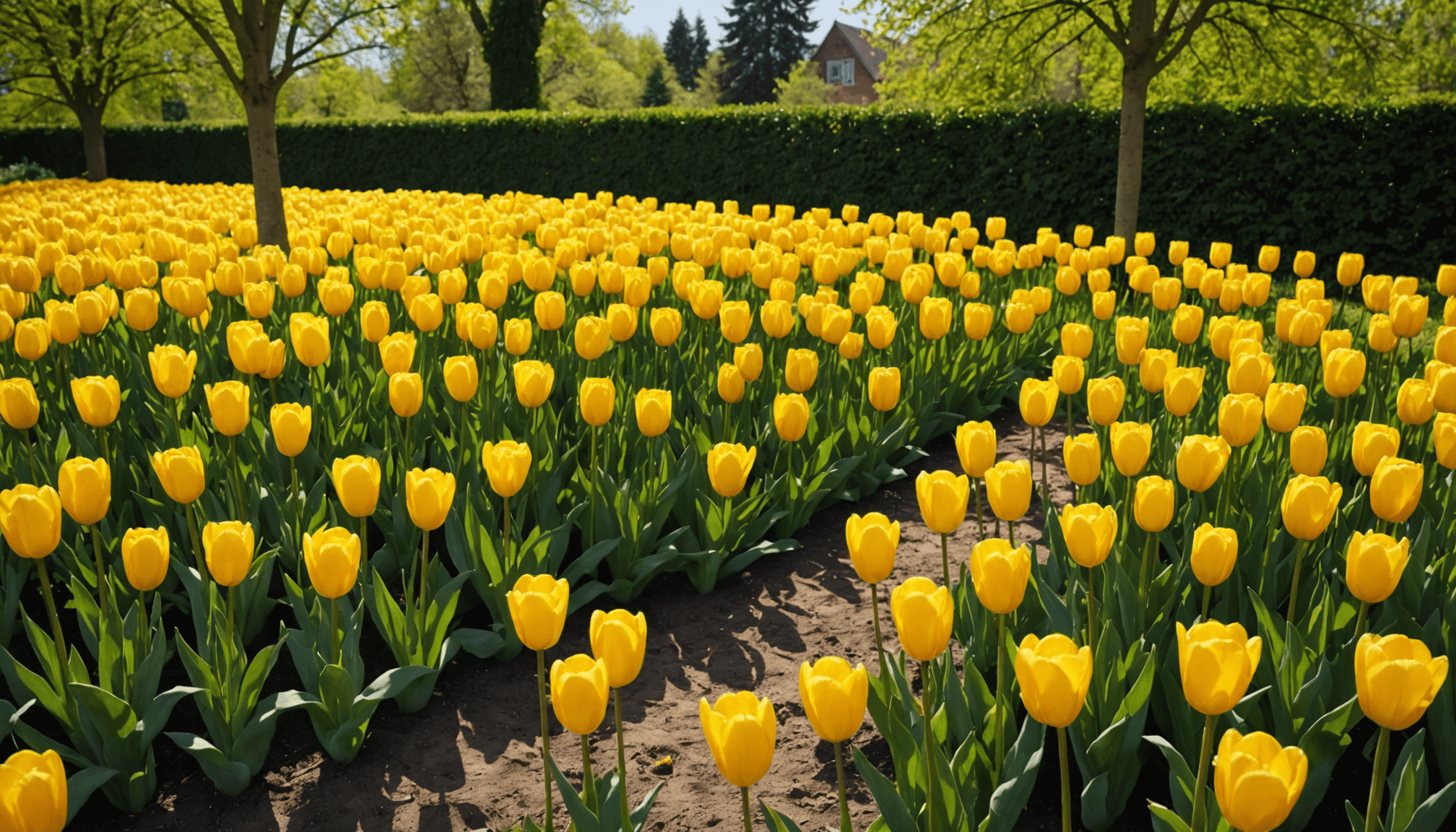 découvrez comment la tulipe jaune s'impose en reine des massifs en 2026, épanouie après les saints de glace pour illuminer vos jardins.