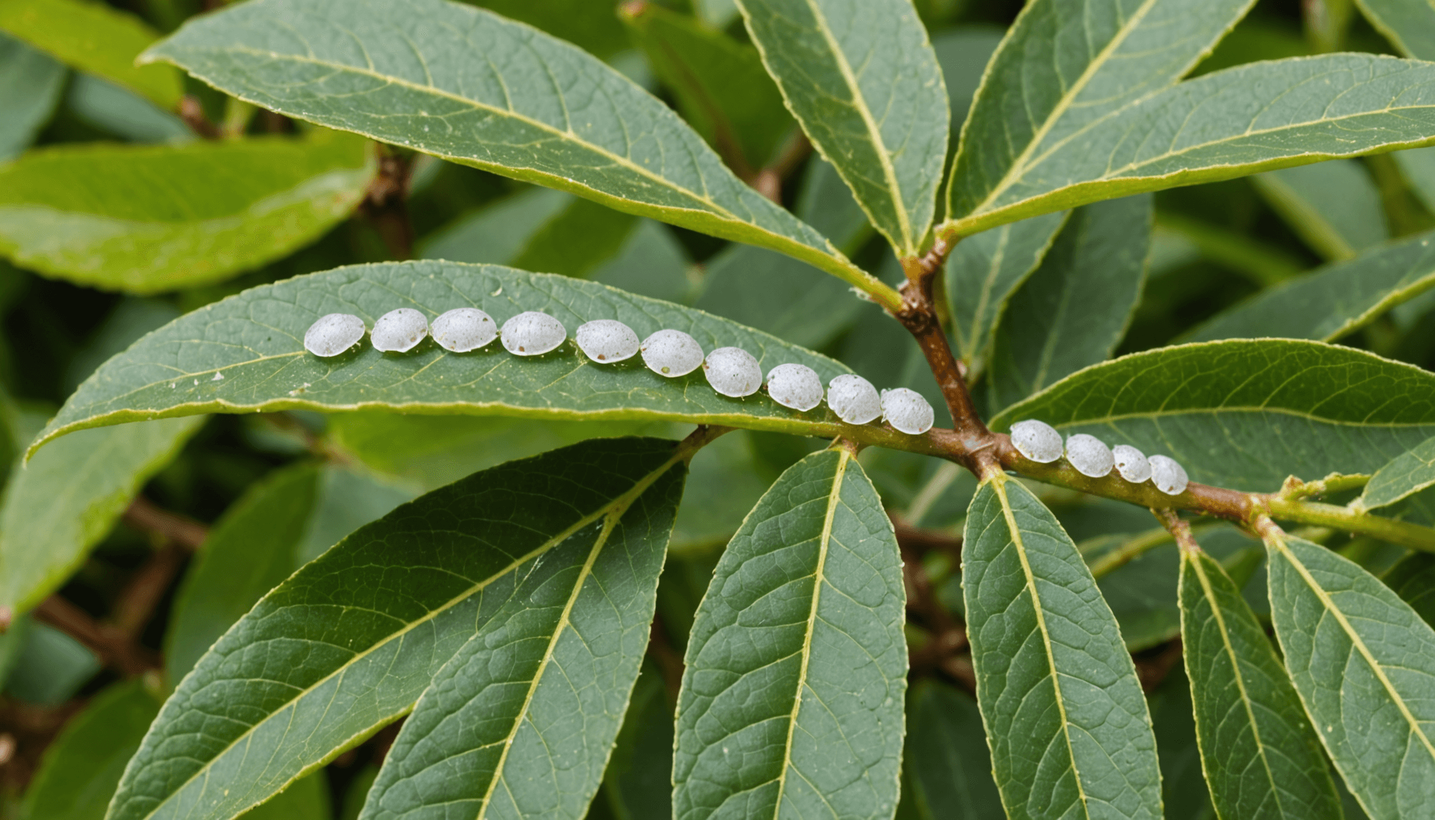 découvrez comment identifier et traiter rapidement les points blancs sous les feuilles de votre laurier pour protéger votre haie des dangers imminents.