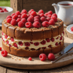 découvrez le millasson aux framboises fraîches, une douceur légère et rustique parfaite pour sublimer la fin de votre barbecue avec une touche fruitée et gourmande.