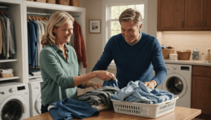 découvrez comment partager votre technique de pliage du linge peut transformer les tâches ménagères et rendre votre mari enthousiaste à l'idée d'organiser le linge à la maison !