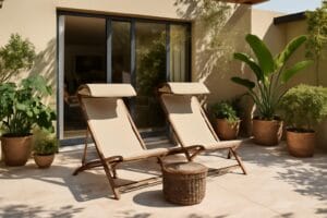 transformez votre terrasse avec ce duo de bains de soleil pliables et pare-soleil, élégants et pratiques, à seulement 49 € chez jardiland. profitez du confort et du style dès maintenant !