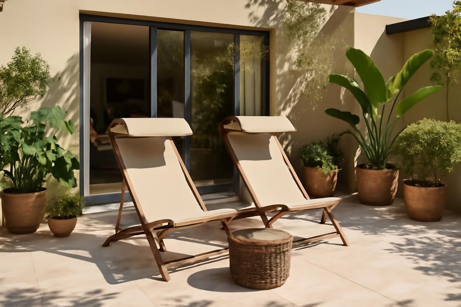 transformez votre terrasse avec ce duo de bains de soleil pliables et pare-soleil, élégants et pratiques, à seulement 49 € chez jardiland. profitez du confort et du style dès maintenant !