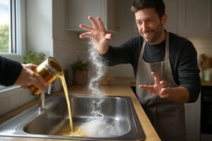 découvrez comment un geste simple et inattendu avec le jus de pois chiches a été transformé en une neige magique par un voisin, racontant une histoire surprenante et pleine de mystère.
